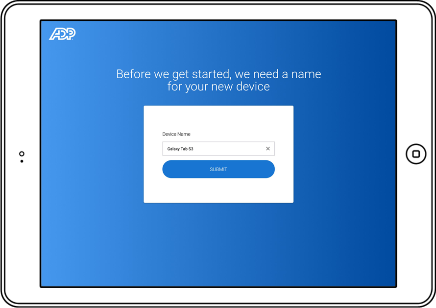 Adp time kiosk